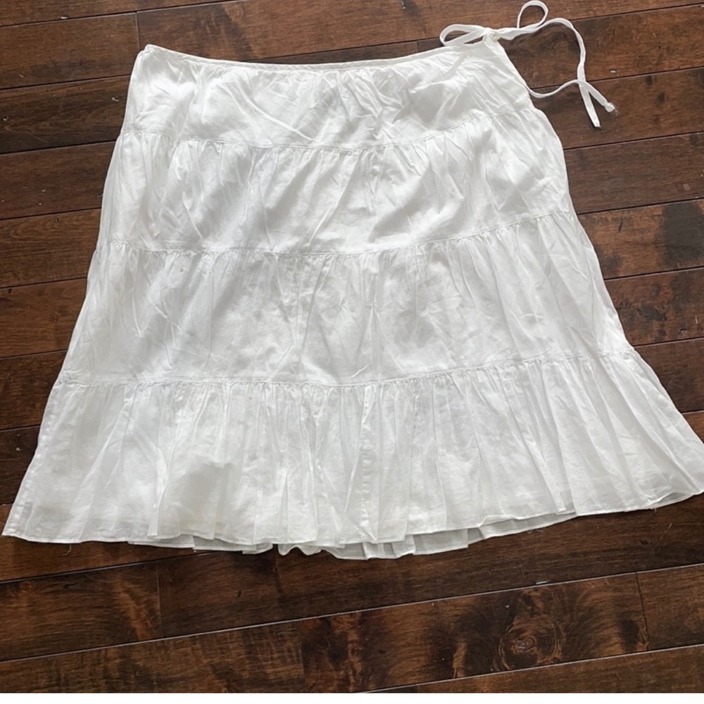 Talbots White Skirt